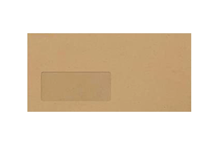 Boîte de 250 enveloppes kraft avec fenêtre