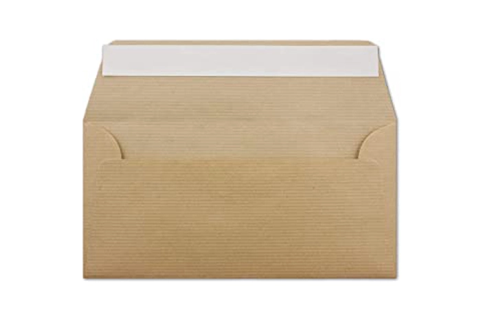 Boîte de 250 enveloppes kraft sans fenêtre
