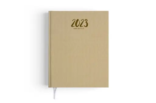 [AG002] Agenda « Sisal » (toile naturelle)