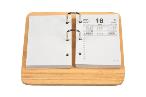 [AG005] Agenda « Kalanaa » (bois)